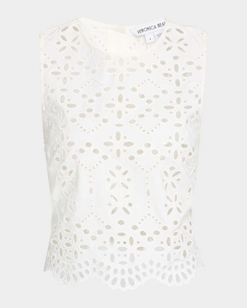 Adelyn Eyelet Crop Top